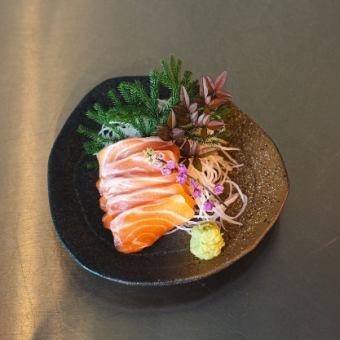 Salmon sashimi