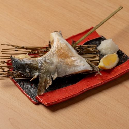 ぶりカマの原始焼き