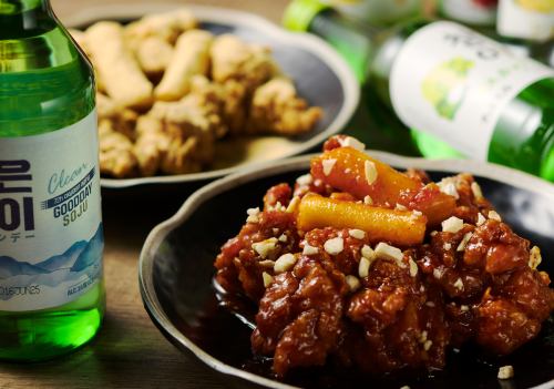 人気の韓国チキン♪