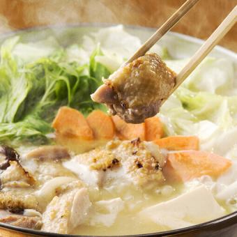 ◇全9品2時間飲み放題付き◇各種宴会におススメ◇【水炊き鍋コース】5500円
