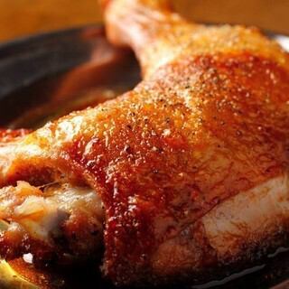 人気！骨付鳥のガブリ焼き