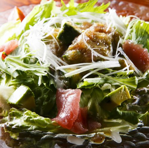 鮪とアボカドのイタリア風サラダ