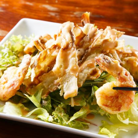 エビマヨのホットサラダ