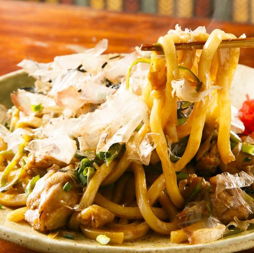 とりねぎ(鶏葱)焼うどん