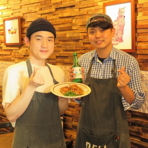 本場韓国人がお出迎え◎