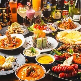 歓迎会・送迎会に！【2時間食べ飲み放題】〈全51品〉プレミアコース！4,982円（税別）