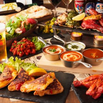 【2時間飲み放題】〈全9品〉お手軽コンボコース●3,900円（税別）