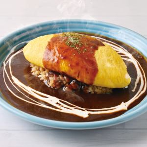 デミグラスソースのオムライス