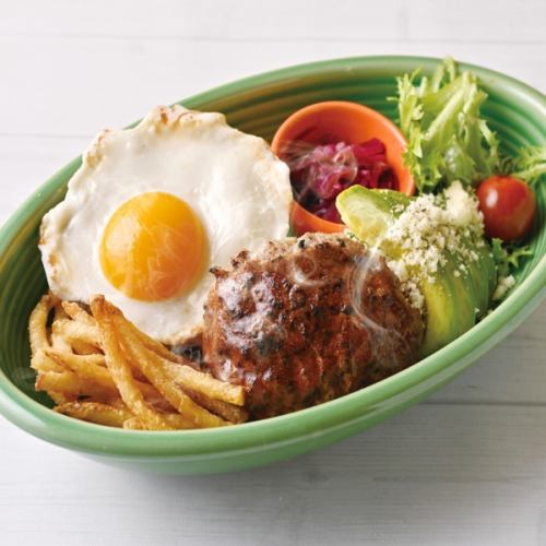 アボカドハンバーグロコモコ