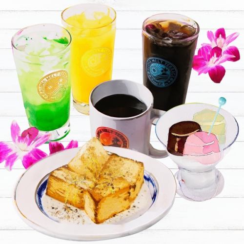 お料理やデザートとぜひ一緒に!豪華ドリンク&スープバー