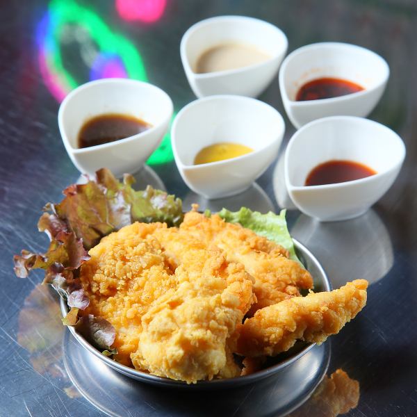 店名にちなんだ【PKBチキン】ザクザクの衣の中に柔らかいチキンが絶品！味は5種類からお選びいただけます♪