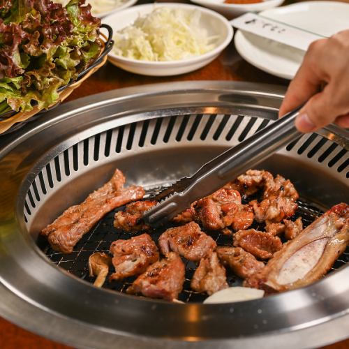 ジューシーな焼肉も堪能