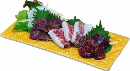サクラ三種盛り