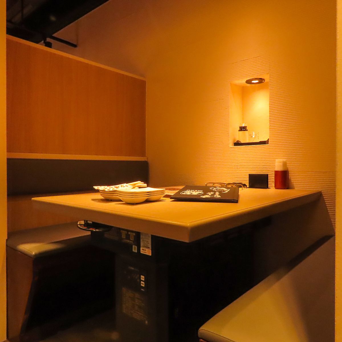 【個室席をご用意】安心してご利用いただける個室席もご用意。