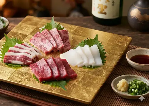 熊本馬肉刺身拼盤（4種）
