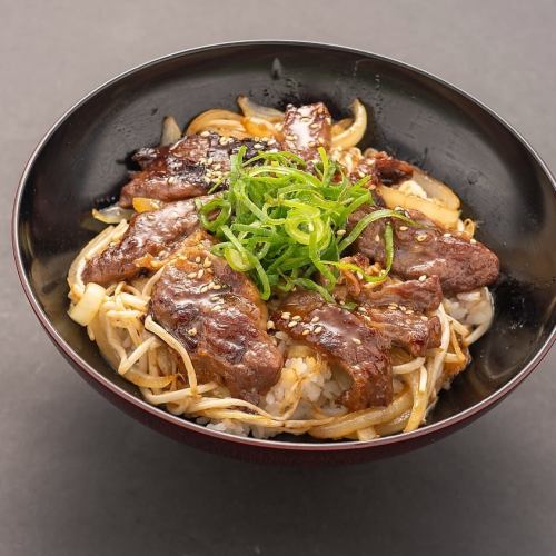 牛ハラミガーリック丼