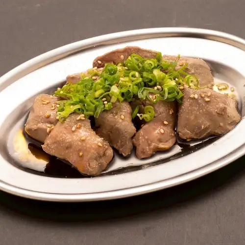 <旨い!>阿波尾鶏 肝のねぎゴマ油