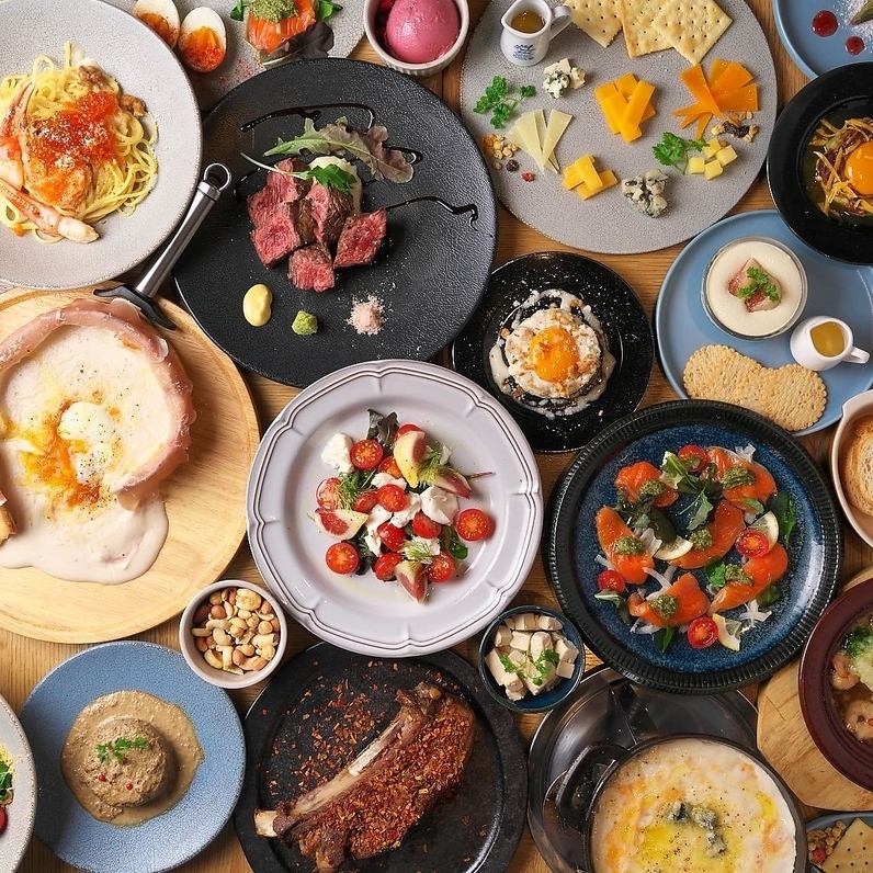 【あべのルシアス】開放感のあるイタリアン☆チーズ料理中心のビストロダイニング