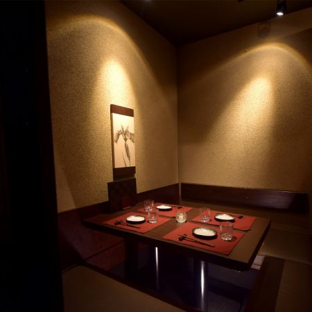 Private room for 2 people ~ welcome ♪ small groups, of course, can be guided in the private room seats ◎ Please also use it for private scenes ◎