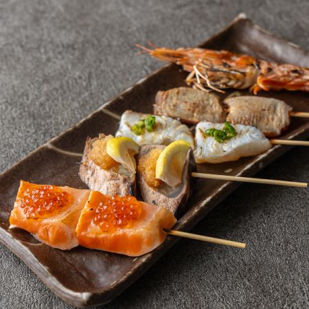 Assortment of 5 skewers