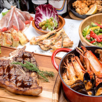 Nash's luxurious course [3 hours of all-you-can-drink] 10 dishes including our special bouillabaisse and Ezo venison rib roast