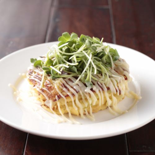 Okonomiyaki for white wine