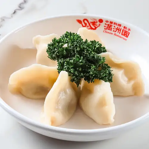 海老入り焼き餃子(6個)/三種海鮮入り水餃子(6個)