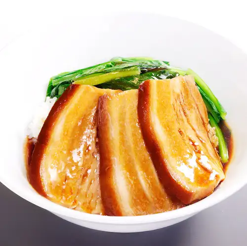 豚バラ肉煮込み丼