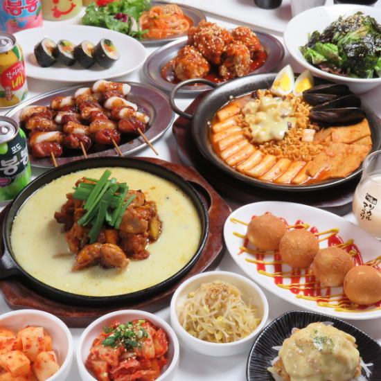 選べる人気のお鍋＋韓国料理32種食べ放題プラン♪ 2000円から★