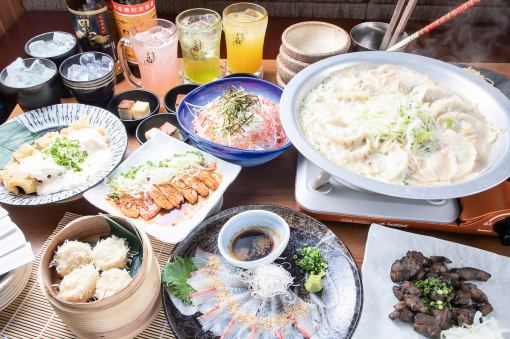 《2時間飲放付》さつま知覧どりと選べる鍋が食べれる¥4800コース→クーポン利用で¥4500(税込)