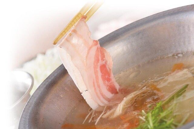 가고시마 흑돼지 샤브샤브