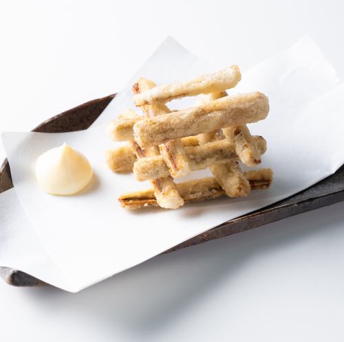 바삭 바삭한 우엉에서 튀김