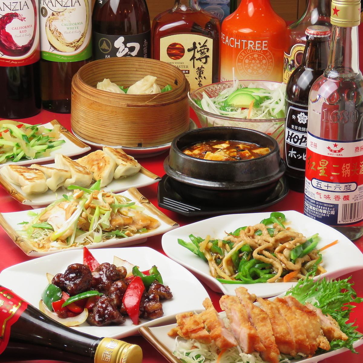17種手工餃子！10道受歡迎的中國菜1980日元起！一杯小酒和一個宴會◎