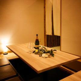 We also have a private digging room that can be used by 2 people! Have a relaxing banquet in a private private room ♪ We also accept reservations for seats only, so please feel free to contact us.