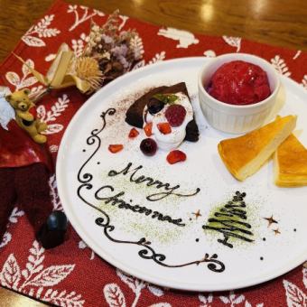 【クリスマス限定】クリスマスドルチェプレート（単品）