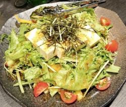 豆腐の和風サラダ