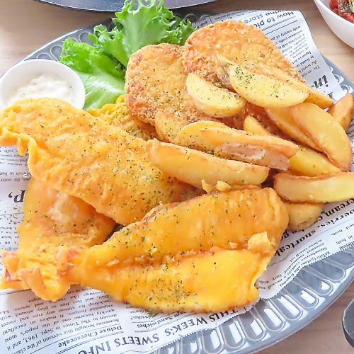 피쉬 앤 칩스(2인분)