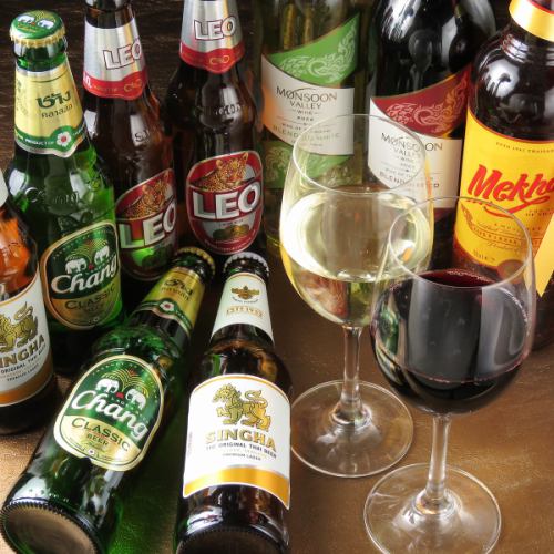 ドリンク種類多数ご用意！