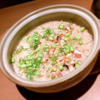 <6/1~8/31>◇120 minutes all-you-can-drink included◇Himakajima octopus and edamame clay pot rice course 5000 yen (tax included)