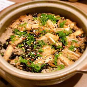 <12/1~12/29>◇120 minutes of all-you-can-drink included◇Hiroshima oysters and hijiki clay pot rice course 5,000 yen (tax included)