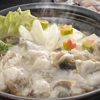 <1/3~2/28>◇120 minutes all-you-can-drink included◇Yuzu-scented tiger puffer fish tetchiri hotpot course 8,000 yen (tax included)