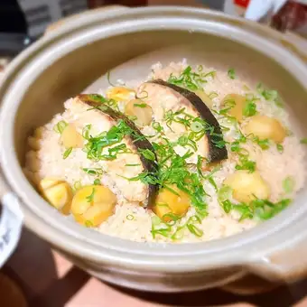 <9月～11月>◇120分飲み放題付◇秋鮭と栗の土鍋飯コース6000円（税込）