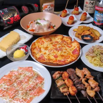 [For New Year's parties and farewell parties] 2 hours [all-you-can-drink] included ★ 9 dishes 4,000 yen (included)