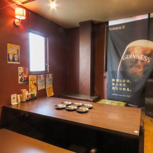 The private room with sunken kotatsu, which can accommodate up to 4 people, is very popular, so be sure to get there early.