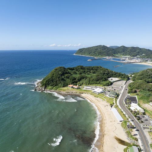 筑前海の目の前でいただく