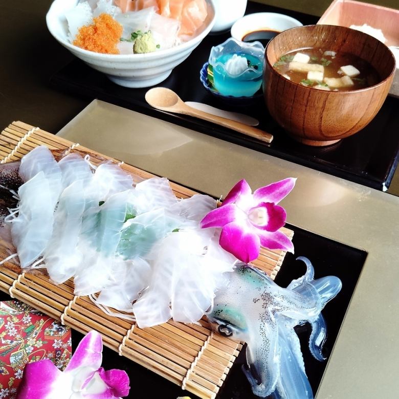 あおりいか波平御膳