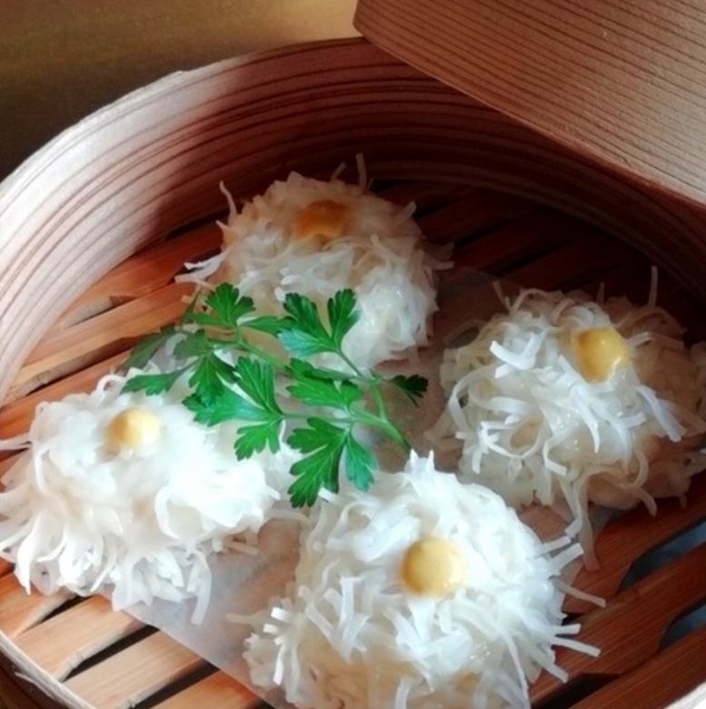 いかしゅうまいのせいろ蒸し（４個）