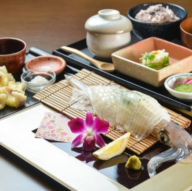 いか活き造り御膳