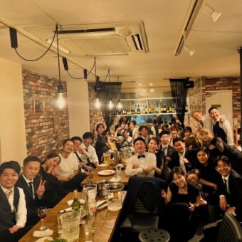 【前日迄の予約で18：00～営業】【15～60名で利用可能】飲み放題軽食付き◎会場貸切コース