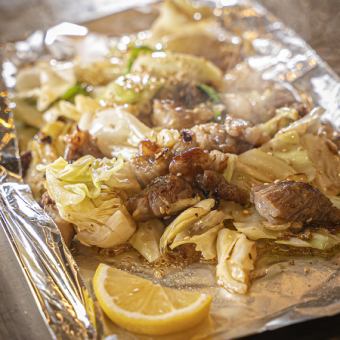 Grilled beef tendons with salt